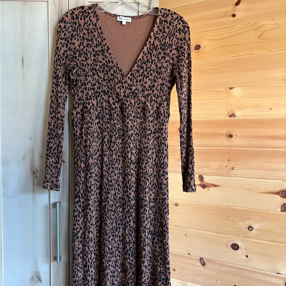 LIKE NEW C&A Maternity/Nursing/Postpartum Dress (Cotton+Modal) fits S/M